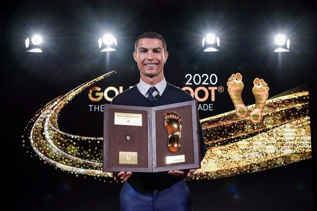 ronaldo golden foot