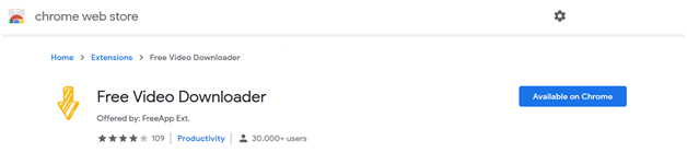 find in chrome web store