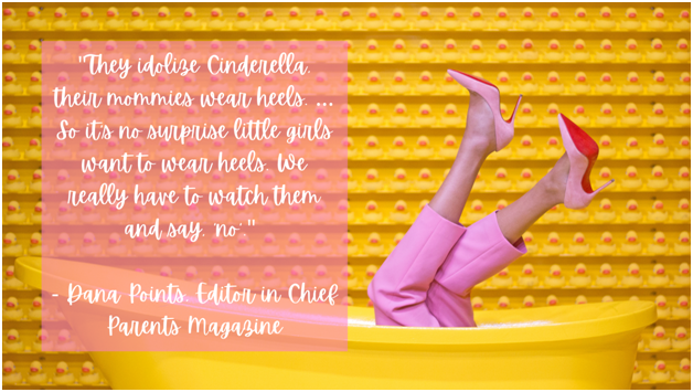 health concerns to little girls in high heels