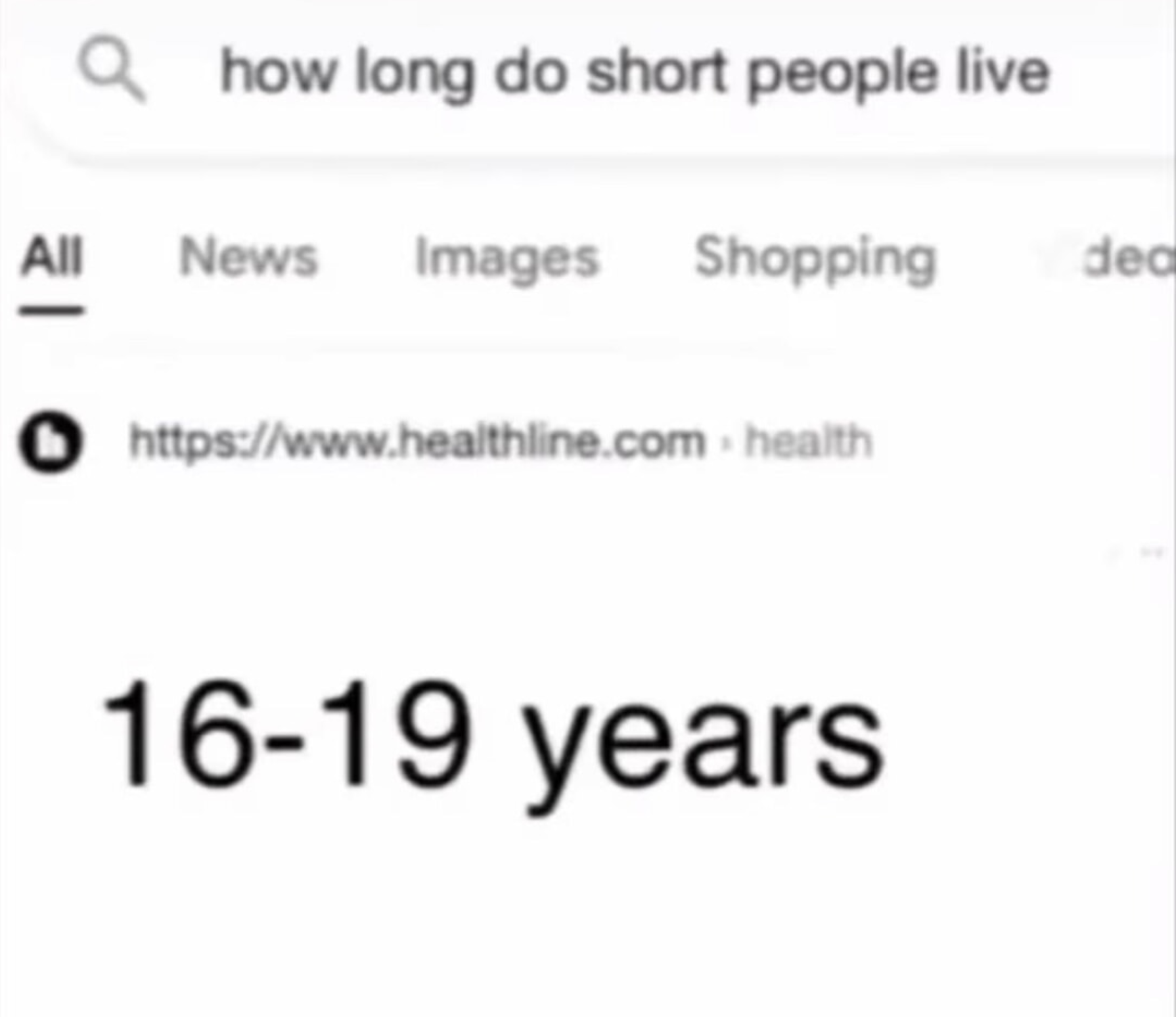 How Long Do Short People Live