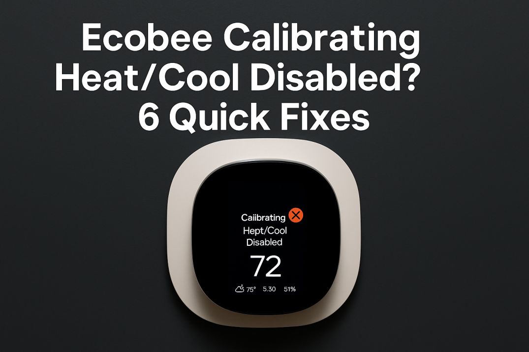 Ecobee Calibrating Heat/Cool Disabled